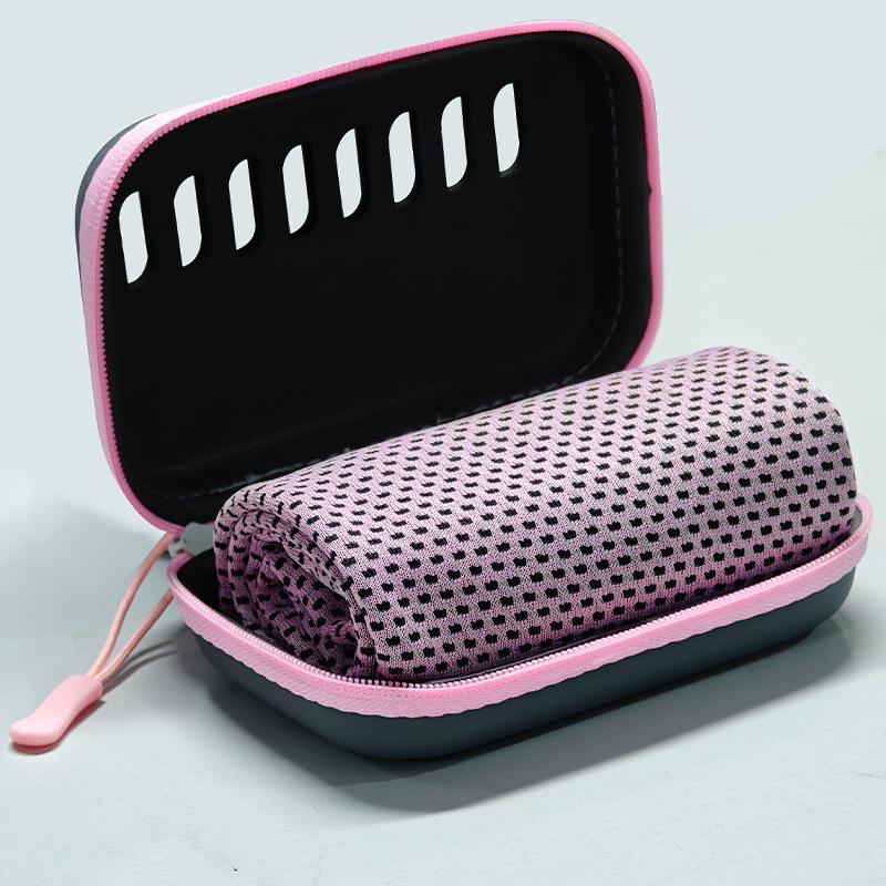 Summer Outdoor Cooling Fitness Ice Towel In Box - Cold Feeling Sport Towel
