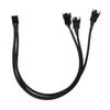 New Arrival Fan 4pin to 3 x 4pin/3pin PWM Extender Cable 4pin to 3 Ways Y Splitter Cable