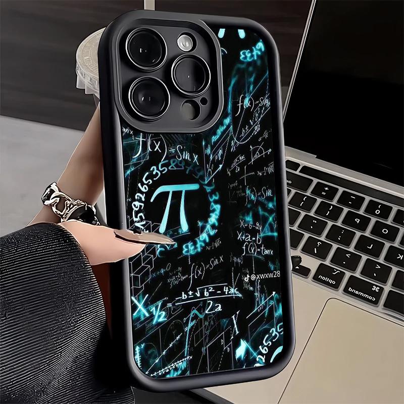 

Чехол для телефона iPhone 17 Air 16E 15 16 Pro Max Физика Химия Математика Чехол 14 Plus 13 12 Mini Мягкий Силиконовый Fundas iPhone 16E