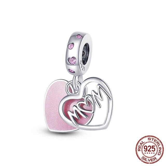 Charm Bead Fit  Bracelet DIY Dangle Charms For Mom Son Daughter Sister Friends Lover