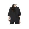 Under Armour Solid Color Crew Neck Loose Fit Short Sleeve Sport T-Shirt Women Tops Black 1376554-001