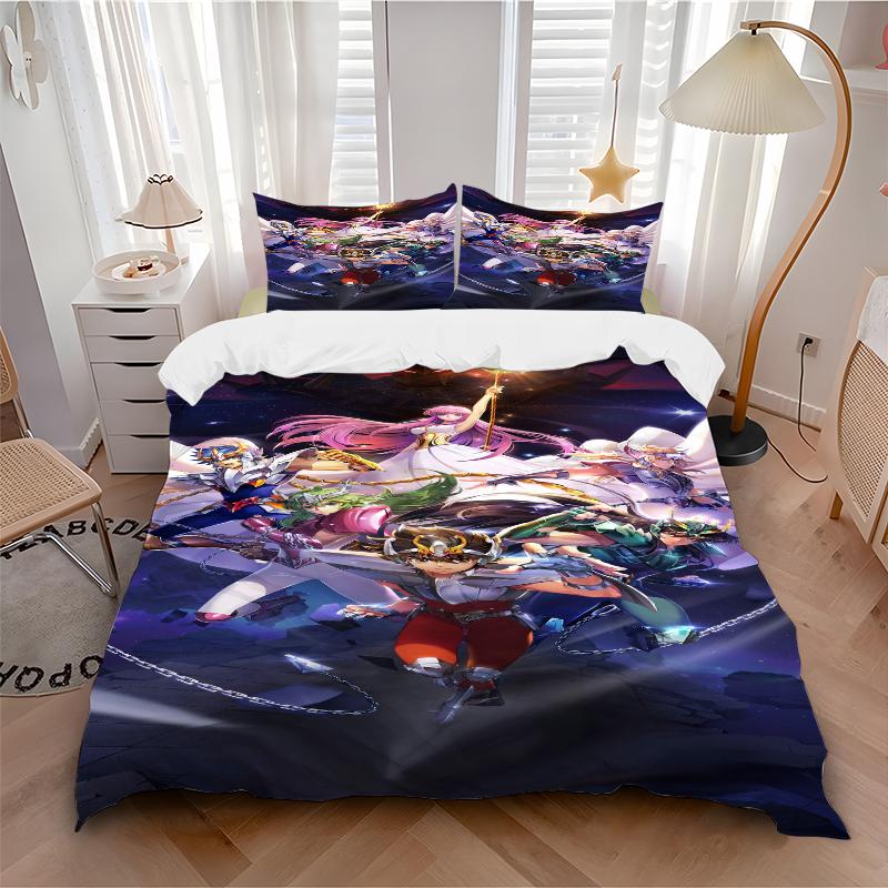 3Pcs Fantasy Heroes Unite Bedding Set Soft Fabric Duvet Cover Pillowcases Home Christmas Xmas Halloween Gift 1 Duvet Cover 2 Pillowcase L1270