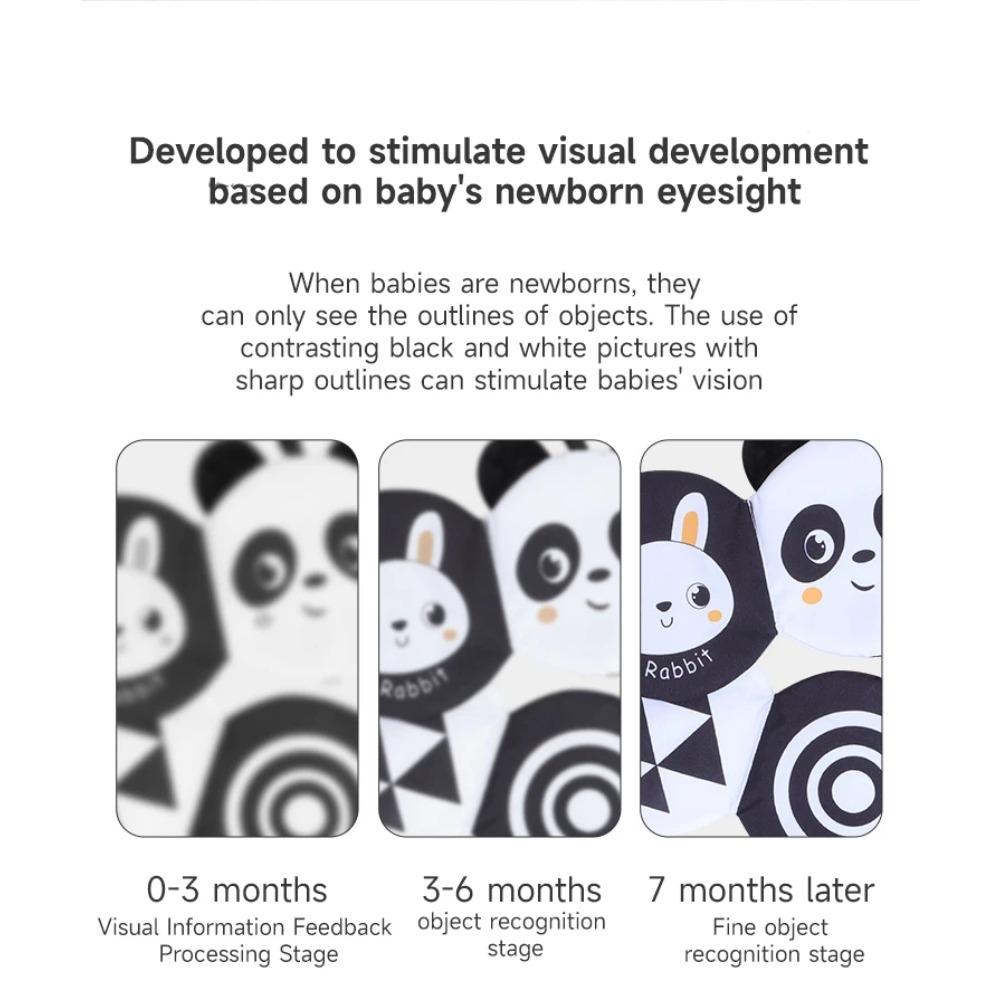 Baby Soft Cloth Book Sensory Cloth Book Toys Early Education Toys Montessori Stroller Toys Baby Crib Toy Baby Book Newborn Gifts