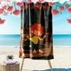 Custom Name Pumuckl Print Beach Towel, Large Soft Quick Dry Towel for Beach Camping Swimming