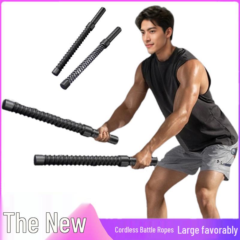 Indoor Cordless Battle Rope for Strength and Muscle Training