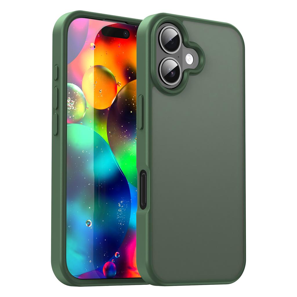 For iPhone 17 Case Skin Touch Matte Anti Drop TPU PC Phone Back Cover