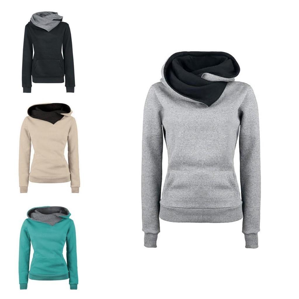 Cozy Women's Autumn Winter Hoodie Sweatshirt Jumper For Ultimate Comfort And Warmth