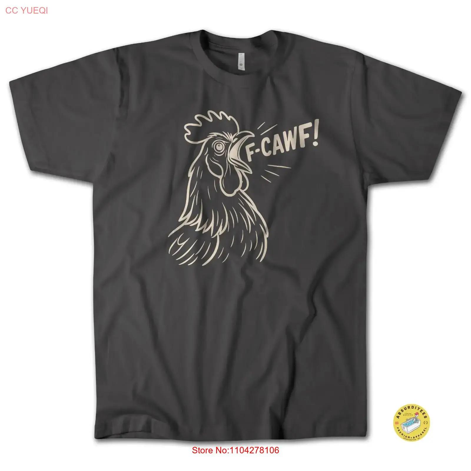 

F CAWF T Shirt Hilarious Barnyard Adult Humor Premium Cotton vintage Washed streetwear Unisex Casual Top For Everyday Wear 5XL різнокольоровий