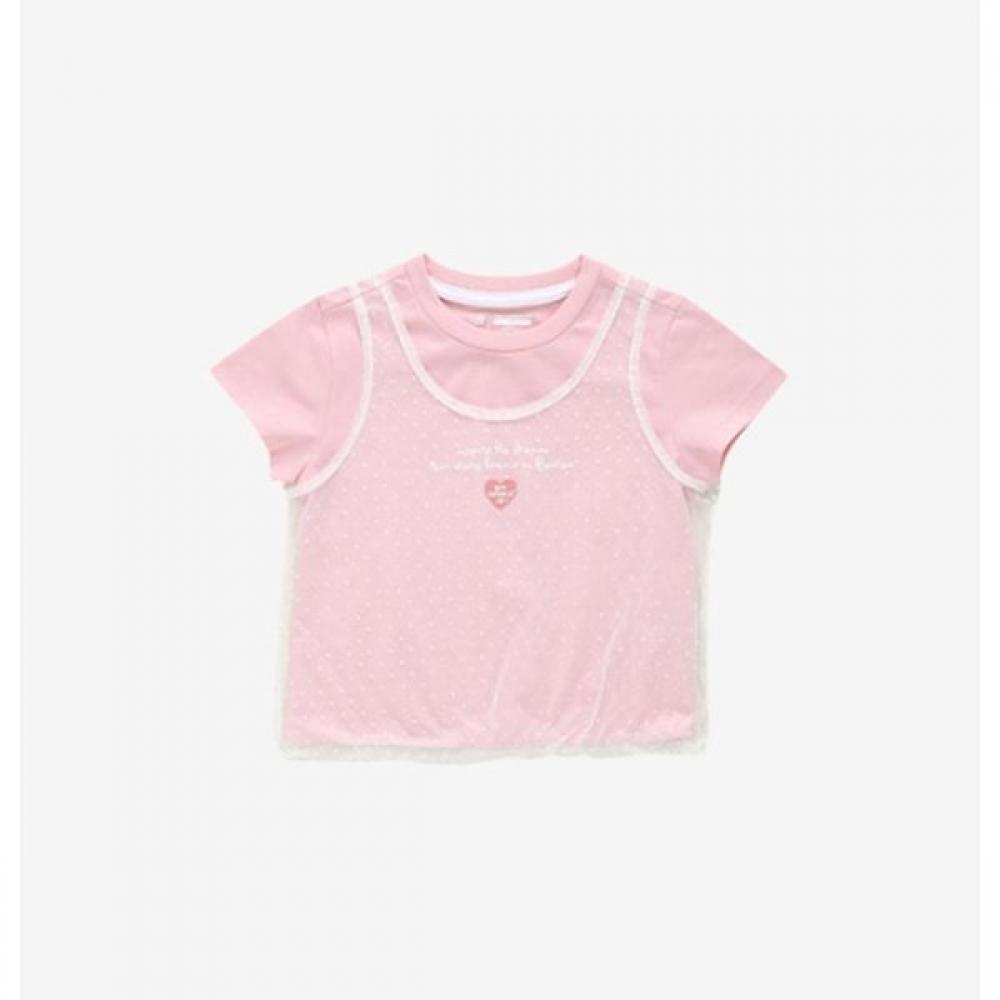 

New Balance Kids Layered ShorT Sleeve T shirT B1 Nk9ef2802g 1.NK9EF2802G 25 120