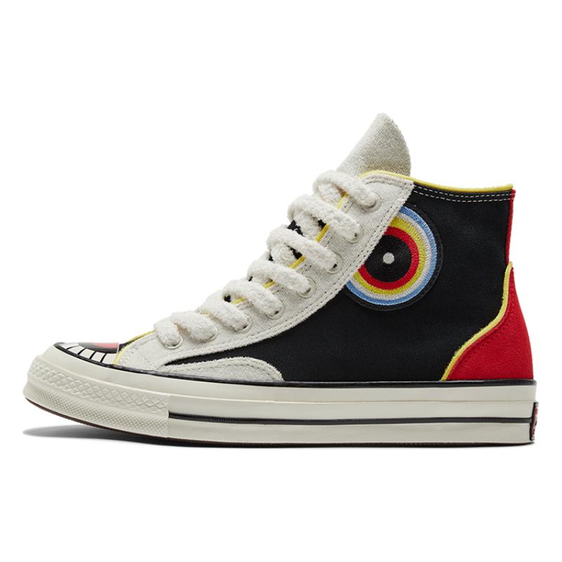 

Converse Chuck Taylor All Star 1970s Trendy Cool High Top Canvas Shoes Unisex Black, White and Red 37