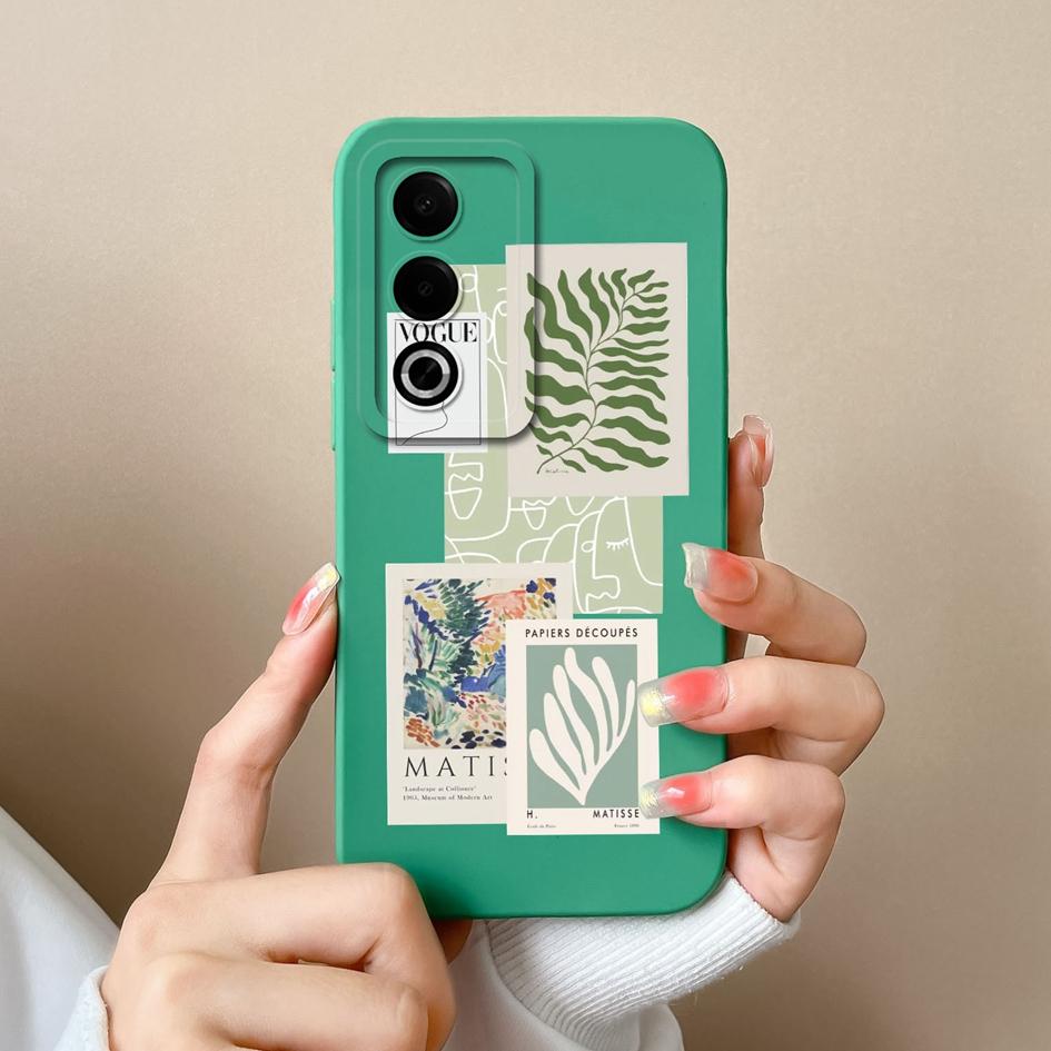 Hülle Für OPPO Realme 12 13 P1 A3 Pro Plus C63 K12X Modeetiketten Kameraschutz Weiches Flüssigsilikon Einfaches Muster Stoßfest Für OPPO Hülle Capa