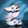 Girls Tennis Shoes Non-slip Children's Sports Shoes Leather Surface Breathable Lightweight Youth Training Shoes Boys Badminton Shoes