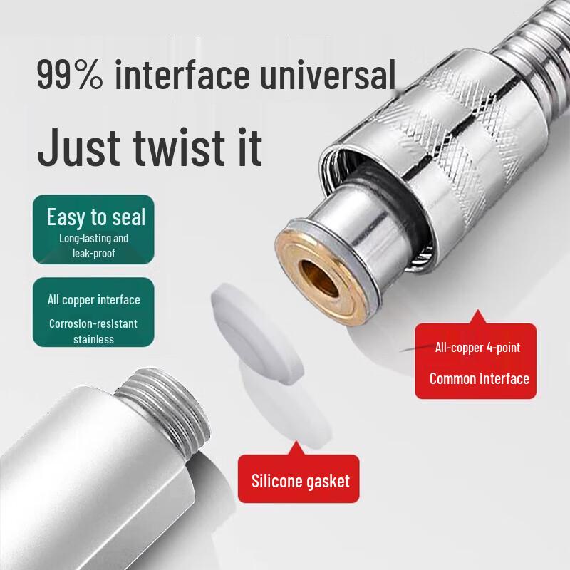 Explosion-proof Anti-tangle Shower Hose