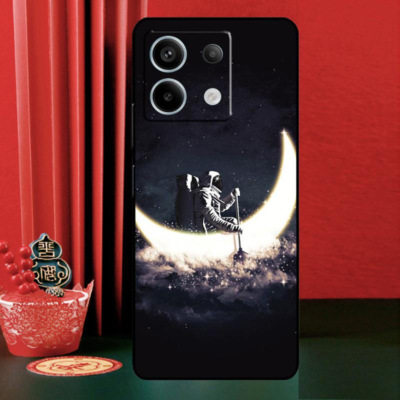 Moon Stars Space Astronaut For Xiaomi Redmi Note 13 Pro 14 12 11 9 10 9S 10S 11S 12S Redmi 13C 10C 12C 14C Phone Case