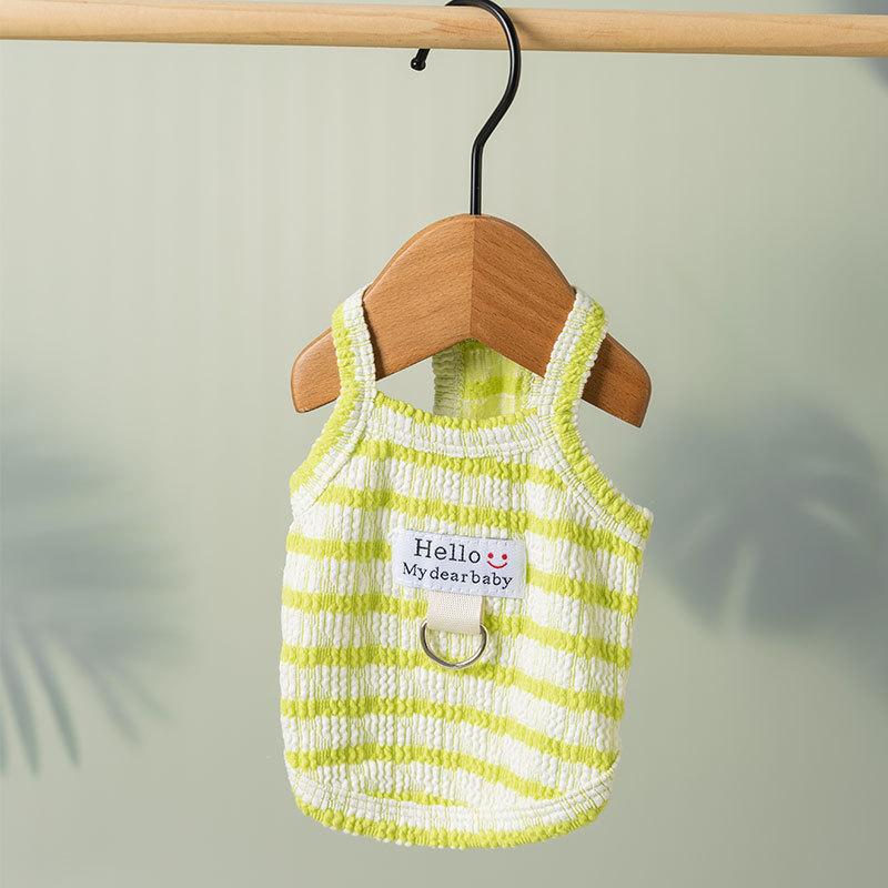 New Small Dog Summer Dog Bicycles Thin Breathable Teddy Bigbear Cat Suspender Pet Clothes