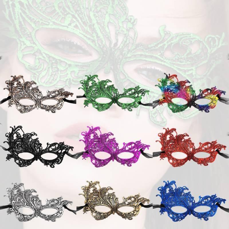Gorgeous Thick Lace Phoenix Mask In Various Colors For Halloween And Costume Parties