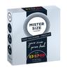 Mister Size Custom-Fit Condoms 53mm, 57mm, 60mm, Pack of 3