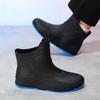 Short Rain Shoes Summer Parent-child Waterproof, Non-slip and Wear-resistant Sea Fishing Shoes Men Wear Rain Boots