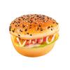 Imitation Hamburger Bread Models Artificial Food Bread Model PU Texture Perfect for Home Decor and Party Displaying