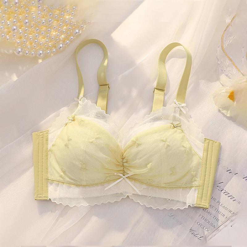 

Сексуальный бюстгальтер пуш-ап, бесшовный кружевной бюстгальтер для женщин, беспроводной бюстгальтер с тонкой чашкой, женское нижнее белье, интимное белье, чашка 32-38AB 32A зелёный