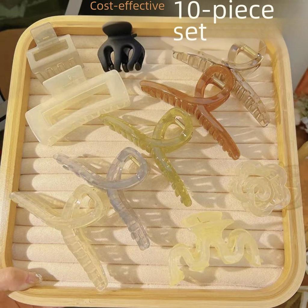 Αξεσουάρ Μαλλιών Υψηλής Ποιότητας Άνοιξης & Καλοκαιριού: Σετ Κλιπ Μεγάλου Μεγέθους για Ενήλικες & Κλιπ Αγάπης