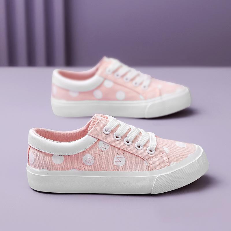 

Девочки холщовые туфли буква личность корейская версия мода универсальные вулканизированные туфли мягкая подошва дышащие маленькие девочки тканевые туфли кеды 27