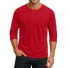 Men's Round Neck Plunger Sleeve T-Shirt Top