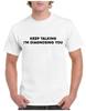 Unisexs Summer Loosefitting Cotton Tshirt  Keep Talking Tshirt Im Diagnosing You Funny Writing Xmas Present Top