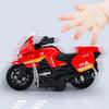 Πλαστικό Αδρανειακό Παιχνίδι Μοτοσικλέτα Λευκό Μαύρο Κόκκινο Πράσινο Ανθεκτικό σε Πτώσεις Μοντέλο Μοτοσικλέτας Ευέλικτο Μοτοσικλέτα Παιχνίδι Υπηρεσίας Πόλης