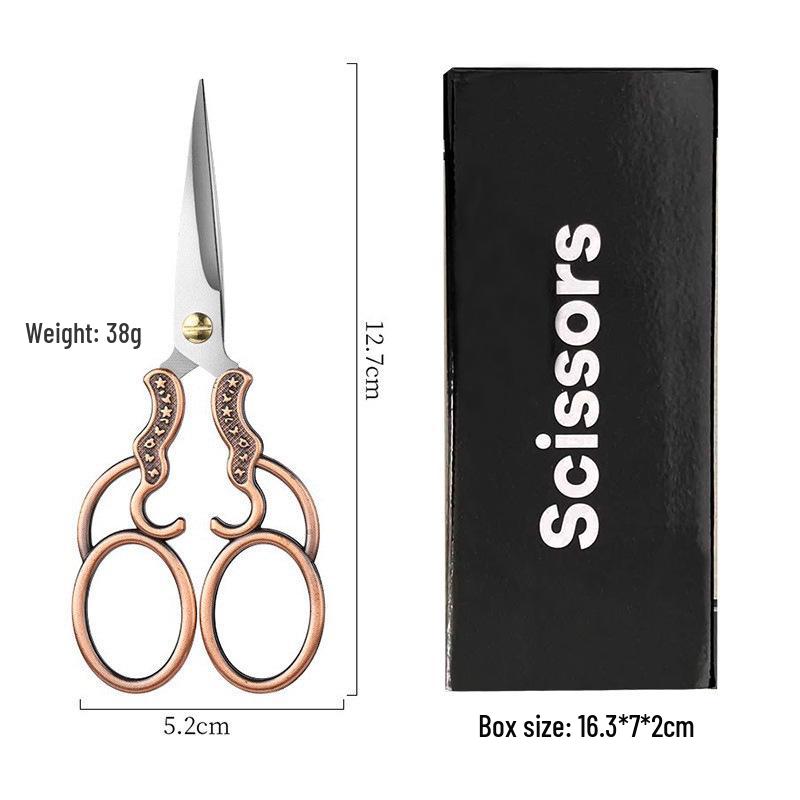 

Винтажные маленькие ножницы для дома, студенческого творчества, вышивки, пряжи, офиса, резки бумаги и обрезки чайных пакетиков
