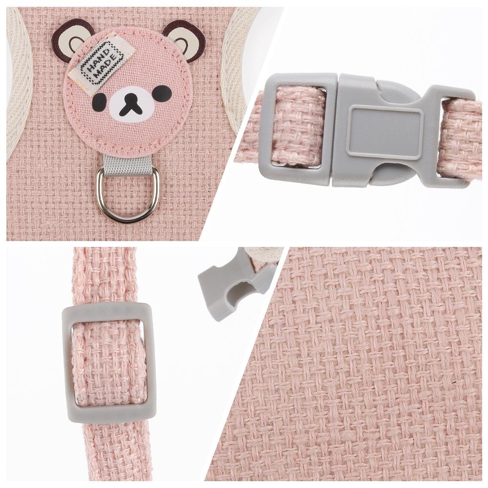 Produkty pro domácí mazlíčky Prodyšný hrudní postroj pro psa Chůze se psem Tištěné psí lano Malý Střední pes Psí trakční lano