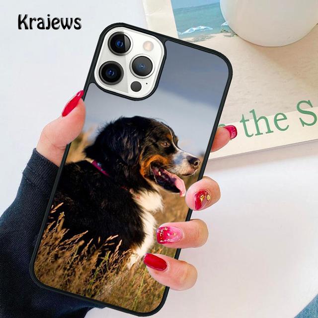 Berner Sennenhund weiche Handyhülle Abdeckung Für iPhone 17 Air 16 15 14 plus 12 13 pro max Hülle Shell Fundas