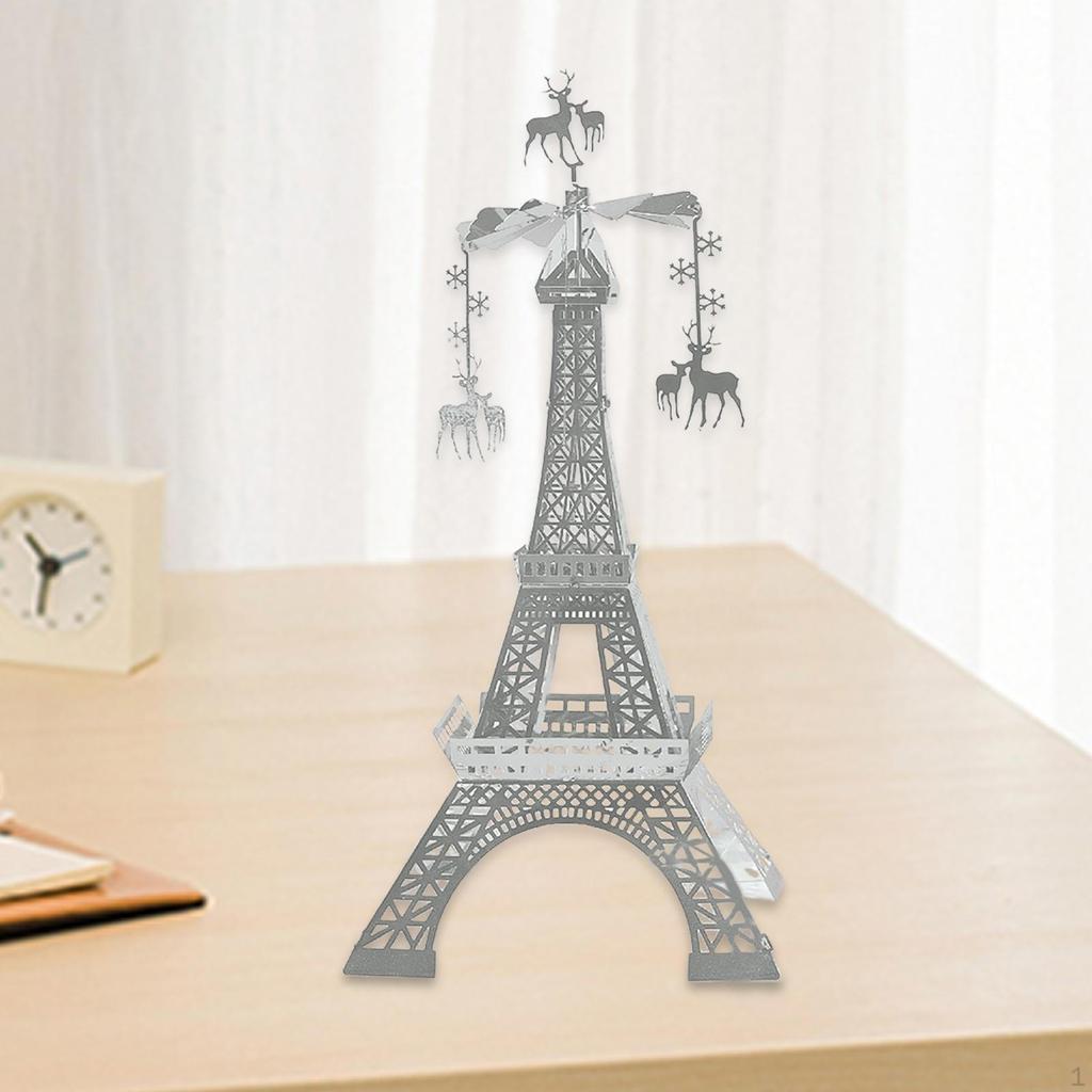 Figurine Rotating Candlestick Tabletop Centerpiece Wedding Gift Elegant