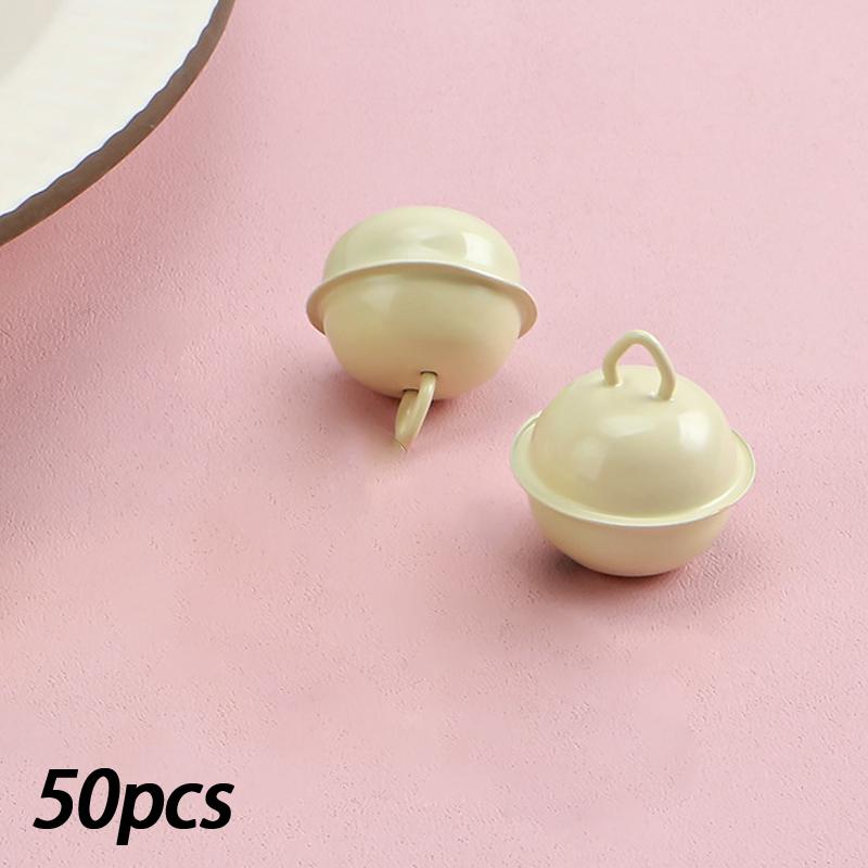 Clochettes Colorées 14/18/22mm Petit Pendentif Accessoires Porte-clés DIY Clochettes Rondes pour Animaux (50 pièces)