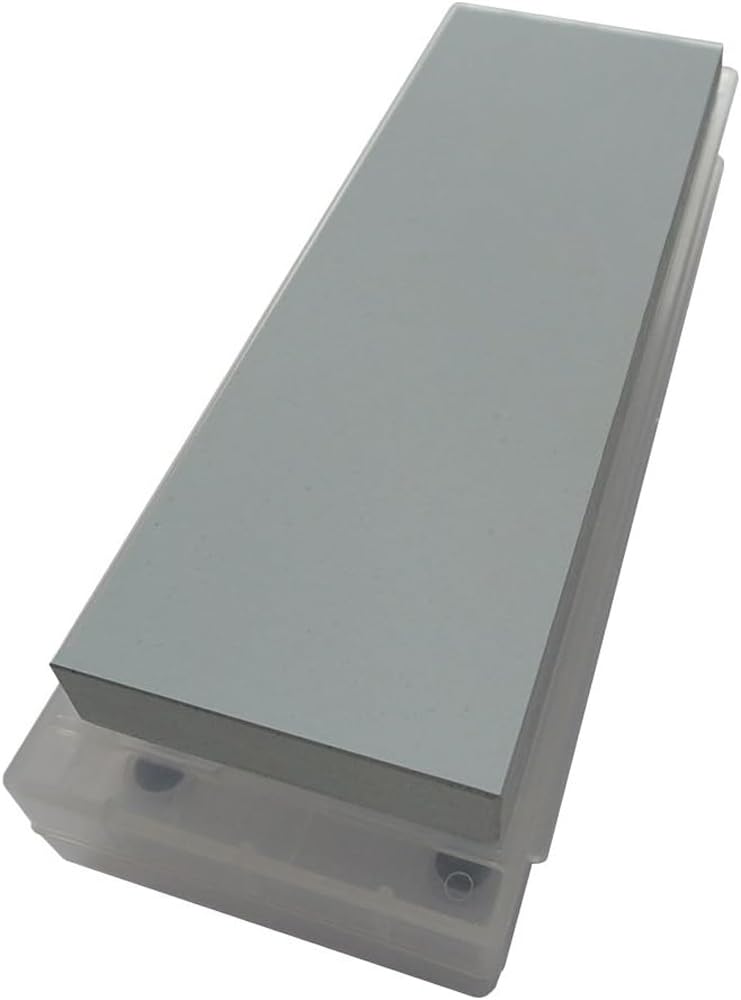 NANIWA Professional Sharpening Goken Kagayaki with Sharpening 210 x 70 x 10 Stone, #5000, Stand/Storage Case, mm, NK-2050 серый