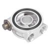 Set Adattatore Termostato Piastra Sandwich Filtro Raffreddatore Olio Raccordo AN10 M18x1.5mm Universale per Auto