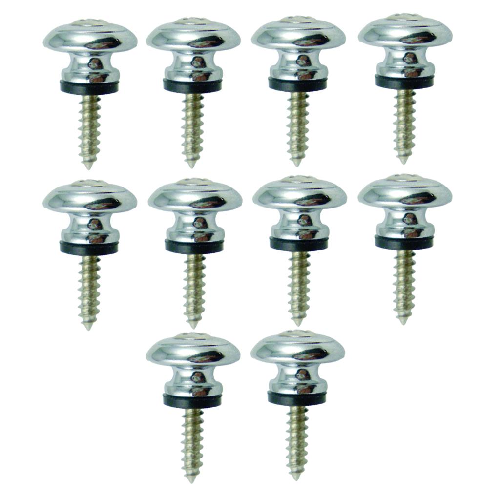 10Pcs Safety Locking End Buttons for Acoustic Electric Bass Ukulele