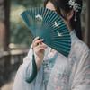 Vintage Carved Hollowed-Out Fan Traditional Handheld Fan Bamboo Folding Fan  Cultural Event