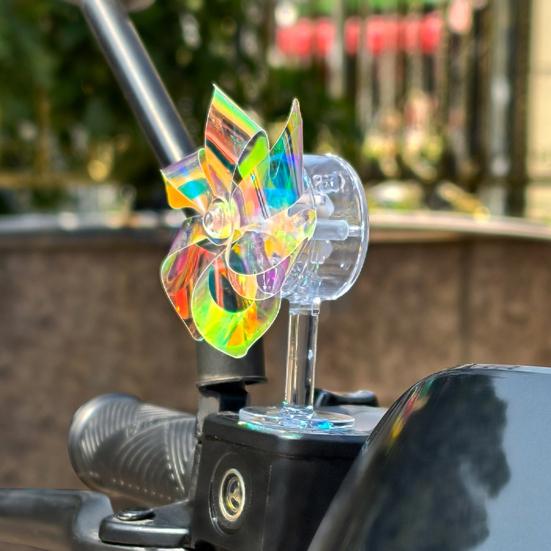 Windmills Model Car Decoration LED Center Console Decoration for Cars Motorcycles Colorful