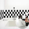 Colorful Mosaic Wall Tiles Stickers and Self-adhesive Removable Bathroom Kitchen Tile Decals Waterproof Mosaic Decorative Sticker Roll 20*240cm