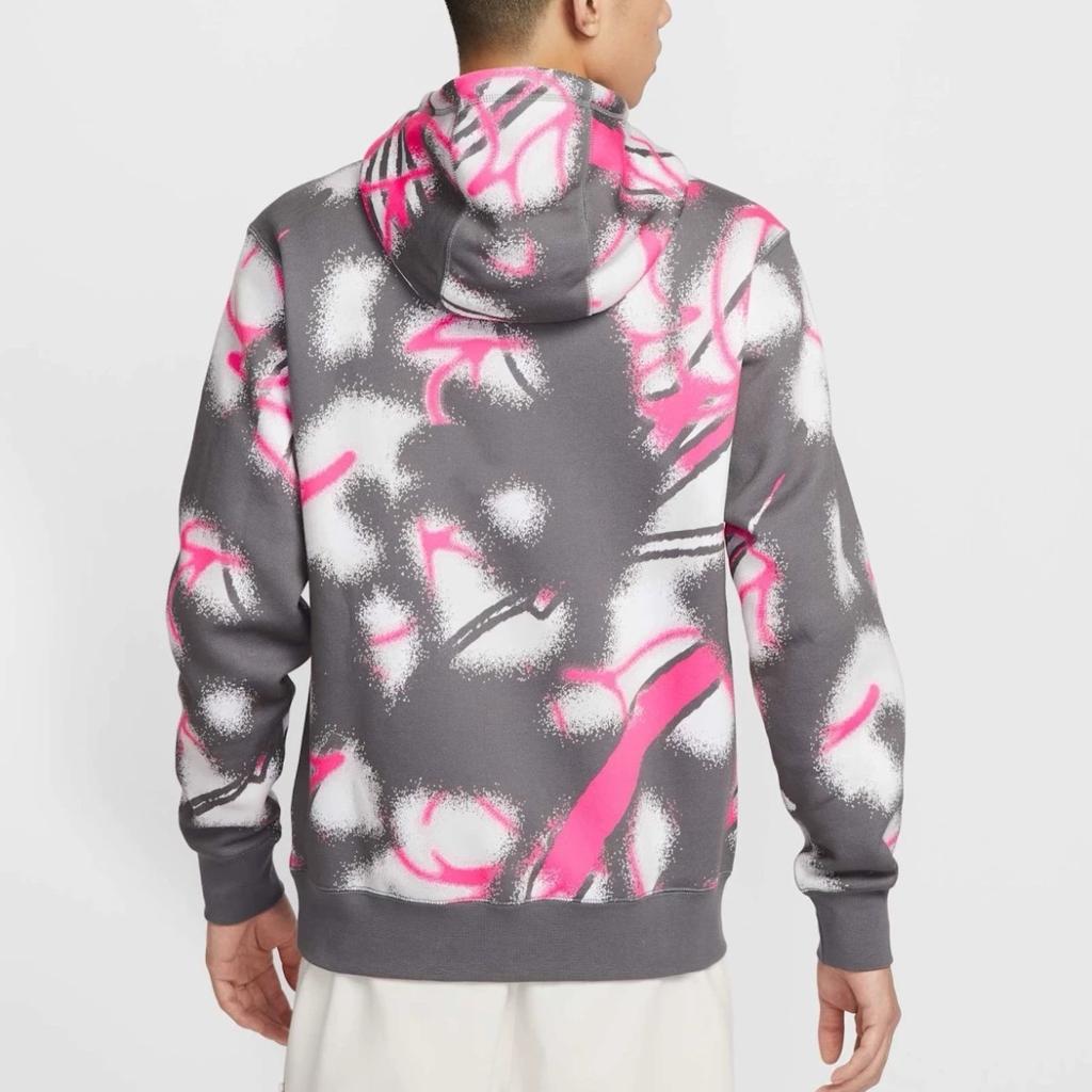 Nike Men's Hoodie Fashionable Versatile Pullover Graffiti