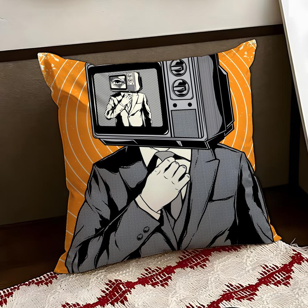 Rock band FFranz Ferdinand Cushion Cover Reversible Soft Durable Pillow Cover Home Car MultiScene Use for Daily Comfort