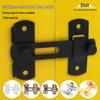 Dinite Black Stainless Steel Anti-Theft Sliding Door Lock Bolt