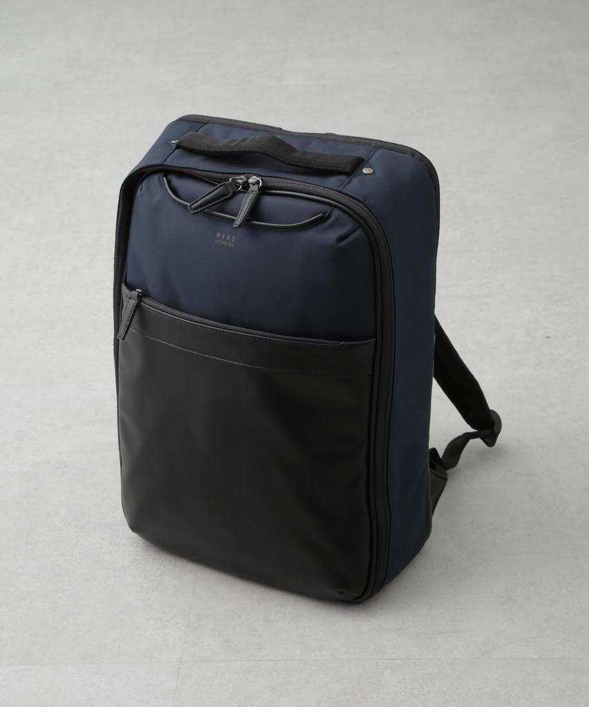 Nano Universe ECOPET (R) Mochila com Vários Bolsos, Masculina, Tamanho F 120, Azul Marinho, 668-5232207