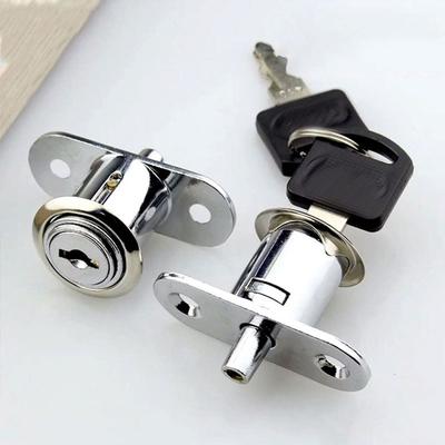 Wardrobe 23/32mm Cam Cylinder Lock Hardware Furniture Tongue Door Bolt Latch with Key Cabinet Lock Sliding Door