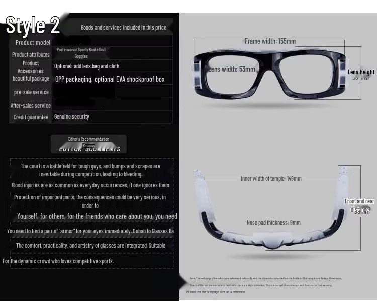 Unisex Basketball & Football Goggles - Outdoor Sports Glasses, Myopia-Compatible, Protective Cycling Eyewear.