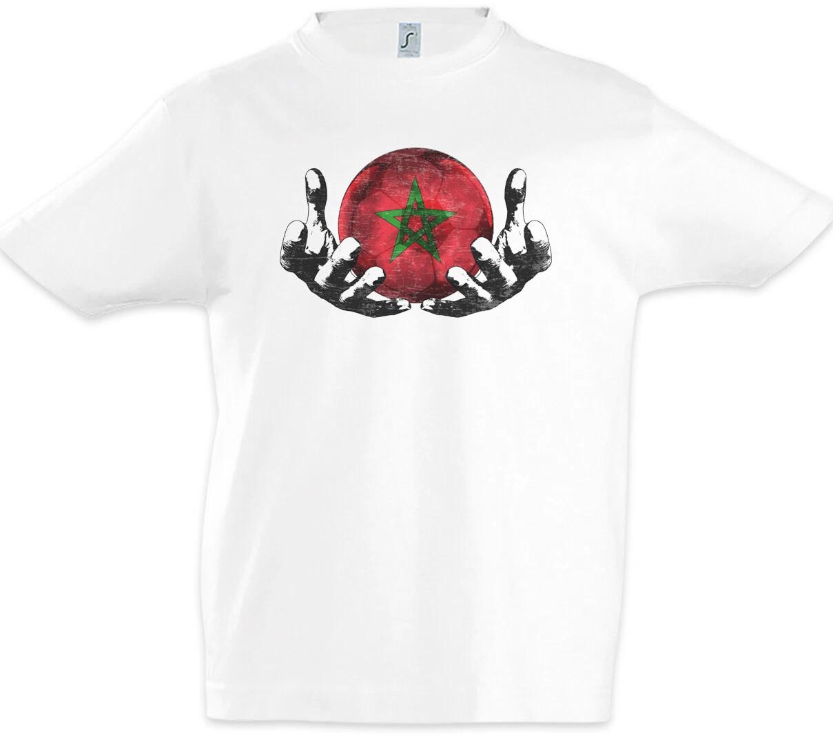 Morocco Football Magic Ball Kids Boys kids boys T-Shirt Morocco Flag Football Flag 130