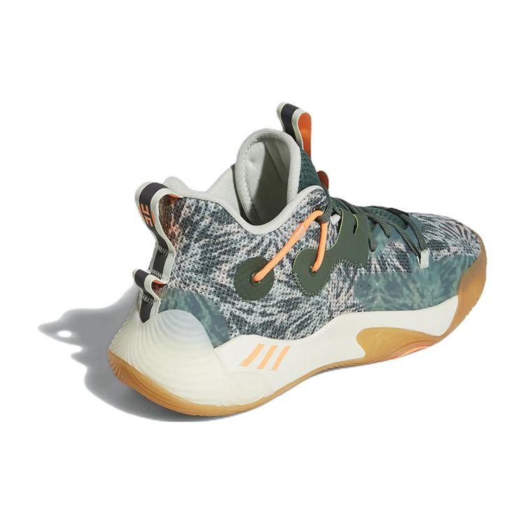 Adidas Harden Stepback 3 Tie-Dye - Zielony Oksyd Męskie Sneakersy Pomarańczowy Promień Off-White GZ7240