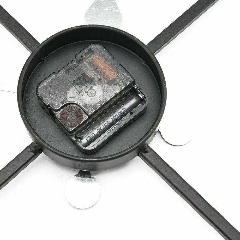 Large Metal Skeleton Wall Clock Antique Gold Home Decor Round Wall Clock Living Room Decorative 40cm/50cm