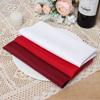 Hotel Table Linen Washable Dinner Napkins Cloth Napkins Solid Red Wedding Table Cloth